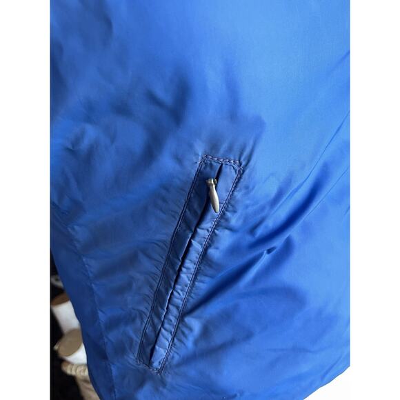 VTG OBERMEYER Reversible Puffer Vest XS Plaid Western Red Blue Snap Front Ski - Picture 10 of 10